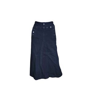 60s vintage wool navy military skirt